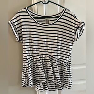 Free People Striped Tunic- Gently Worn Medium